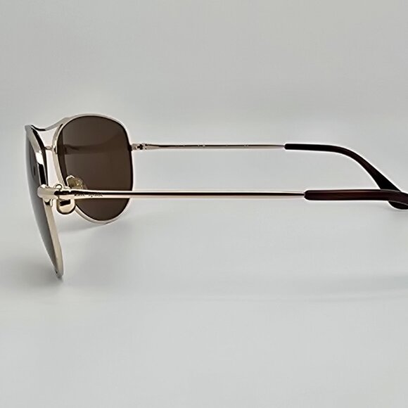 Kate Spade Ally P/S Gold Frame Polarized Brown Lens Aviator Sunglasses 60-15-135 - Picture 3 of 13